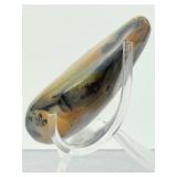 Tiger Dendritic Agate Polished Cabochon from Indonesia