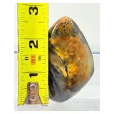 Tiger Dendritic Agate Polished Cabochon from Indonesia