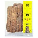 Ancient Relic of the Prehistoric Forest: Authentic Mineralized Petrified Wood Specimen with Natural Iron-Oxide Tinting