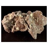 Rare 'Bridge' Specimen: Lustrous Gem Sphalerite on Sparkling Druzy Quartz