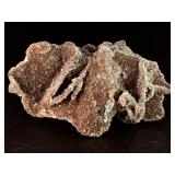 Rare 'Bridge' Specimen: Lustrous Gem Sphalerite on Sparkling Druzy Quartz