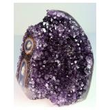 Rare Uruguayan 'Stalactite Eye' Amethyst – AAA Deep Purple Druze – Museum Grade