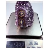 Rare Uruguayan 'Stalactite Eye' Amethyst – AAA Deep Purple Druze – Museum Grade