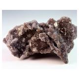 Rare 'Bridge' Specimen: Lustrous Gem Sphalerite on Sparkling Druzy Quartz