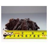 Rare 'Bridge' Specimen: Lustrous Gem Sphalerite on Sparkling Druzy Quartz