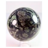Museum Grade Kambaba Jasper Crystal Ball - Deep Forest Rhyolite - Hand-Polished