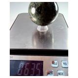 Museum Grade Kambaba Jasper Crystal Ball - Deep Forest Rhyolite - Hand-Polished