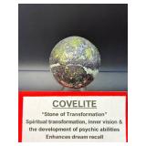Rare Covelite Sphere - 'Stone of Transformation'
