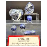 Premium 6-Piece Royal Blue Sodalite Collector’s Suite.