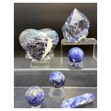 Premium 6-Piece Royal Blue Sodalite Collector’s Suite.
