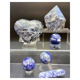 Premium 6-Piece Royal Blue Sodalite Collector’s Suite.