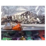 Bulk DIY Healing Crystal Necklace Kit - Heart & Hexagonal Point Gemstone Set