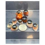 The Sacred Guardian Collection: 10 Rare, Hand-Polished Natural Indian Shiva Eye Agates for Protection and Spiritual Awareness