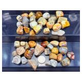 Lot of Premium Crazy Lace Agate Tumbled Stones – Vibrant 'Mexican Agate' Patterns
