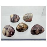 Natural Porcelain Jasper Tumbled Stone Set – Stress Relief & Stability