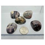 Natural Porcelain Jasper Tumbled Stone Set – Stress Relief & Stability