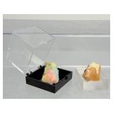 Investment Grade: Pair of High-Flash Raw Welo Opals from Ethiopia