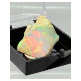 Investment Grade: Pair of High-Flash Raw Welo Opals from Ethiopia