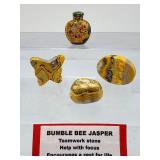 Stunning Artisan Bumble Bee Jasper Collection - Rare Indonesian Gemstones
