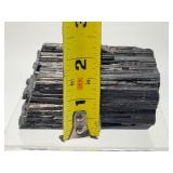 Premium Natural Raw Black Tourmaline Specimen – Large Schorl Crystal Log for Grounding, Negative Energy Protection, and EMF Shielding – Authentic Striated Earth Treasure
