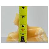 Egyptian Alabaster Sphinx & Orange Calcite Tumbled Stone Collection