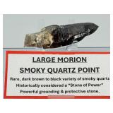 Ultra-Rare Natural 'Morion' Black Quartz | Museum-Grade Collector's Specimen