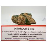 Rare Natural Mtorolite Specimen (Chrome Chalcedony) – Zimbabwe – High Energy Display Stone