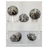 Rare Austrian Pinolith Collector’s Set – Stunning Natural Patterns