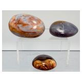 Collector’s Grade Violet Flame Agate Specimens – Rich Hues & Unique Patterns
