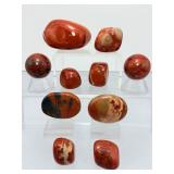 Premium Brecciated Jasper 'Desert Sunset' Oval – Rare High-Contrast Pattern