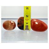 Premium Brecciated Jasper 'Desert Sunset' Oval – Rare High-Contrast Pattern