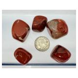 Premium Brecciated Jasper 'Desert Sunset' Oval – Rare High-Contrast Pattern