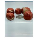 Premium Brecciated Jasper 'Desert Sunset' Oval – Rare High-Contrast Pattern