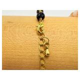 Set of 6 Artisan Gemstone Bracelets – Shimmering Goldstone, Sunstone & Moonstone Stacking Collection