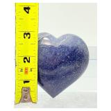 Title: Rare Iolite 'Viking Compass' Set – Polished Heart & 6 Tumbled Gems