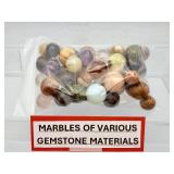 Collection of Polished Gemstone Spheres – Assorted Mineral Specimens