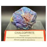 Large Raw Peacock Ore (Chalcopyrite) Specimen – Iridescent Rainbow Colors