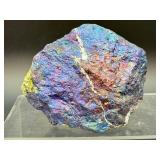 Large Raw Peacock Ore (Chalcopyrite) Specimen – Iridescent Rainbow Colors