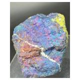 Large Raw Peacock Ore (Chalcopyrite) Specimen – Iridescent Rainbow Colors