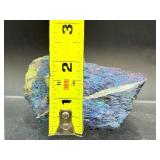 Large Raw Peacock Ore (Chalcopyrite) Specimen – Iridescent Rainbow Colors