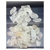 Bulk 1/2 Kilo Natural Clear Quartz Rough Points – Master Healer Crystals for Grids, Meditation, & Energy Work