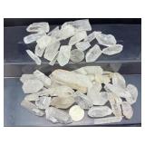 Bulk 1/2 Kilo Natural Clear Quartz Rough Points – Master Healer Crystals for Grids, Meditation, & Energy Work