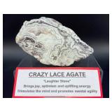 Laughter Stone' Crazy Lace Agate – Large Unpolished Collector Specimen (Chihuahua, Mexico)