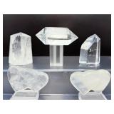 Premium Clear Quartz Collector’s Set – 5 Hand-Selected Specimen Pieces