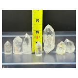Natural Clear Quartz Crystal Collection – High-Clarity Points, Polished Palm Stones – Master Healer Spiritual Growth & Purification Set – Premium Mineral Specimens