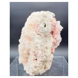 Museum-Quality Pink Halite Crystal Cluster – Rare 'Hopper' Formation from Searles Lake, CA