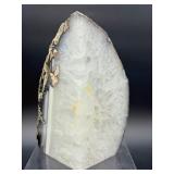 AAA+ Natural Agate Geode – Polished Druzy Crystalline Specimen & Grounding Stone