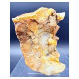 Large Raw Golden Healer Quartz Specimen – Natural Hematoid Crystal Cluster