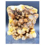 Large Raw Golden Healer Quartz Specimen – Natural Hematoid Crystal Cluster