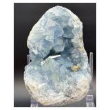 Stunning Natural Blue Celestite Crystal Cluster – 'Stone of Heavenly Peace'